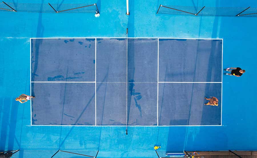 Pickleballbanor på Arvika Idrottscenter